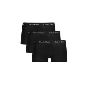 Calvin Klein Tri-Pack Sleek Boxer Shorts with Elastic Waistband Men Black